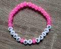 PINK LIVE BY FAITH BRACELET